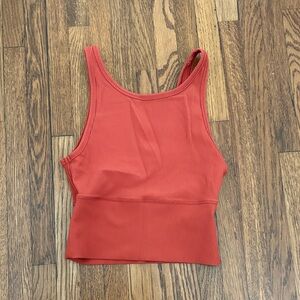 lululemon athletica Red Tank Top